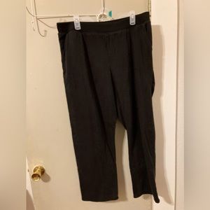time and tru black women open pant sweats